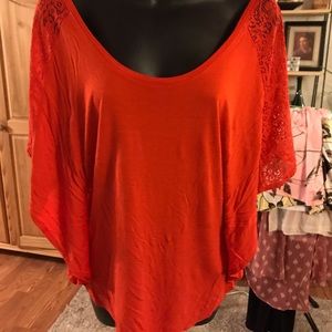 H&M wide sleeved fitted top